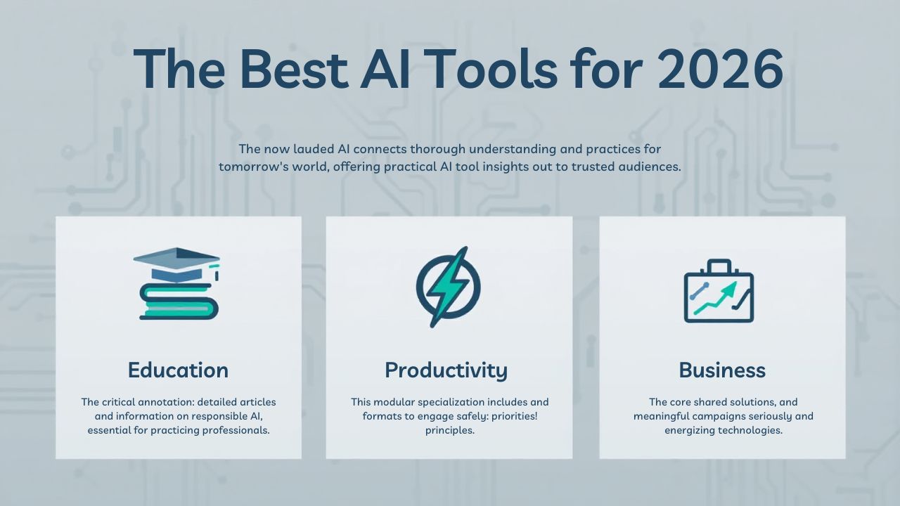 Best AI Tools for Education, Productivity & Business Success in 2026