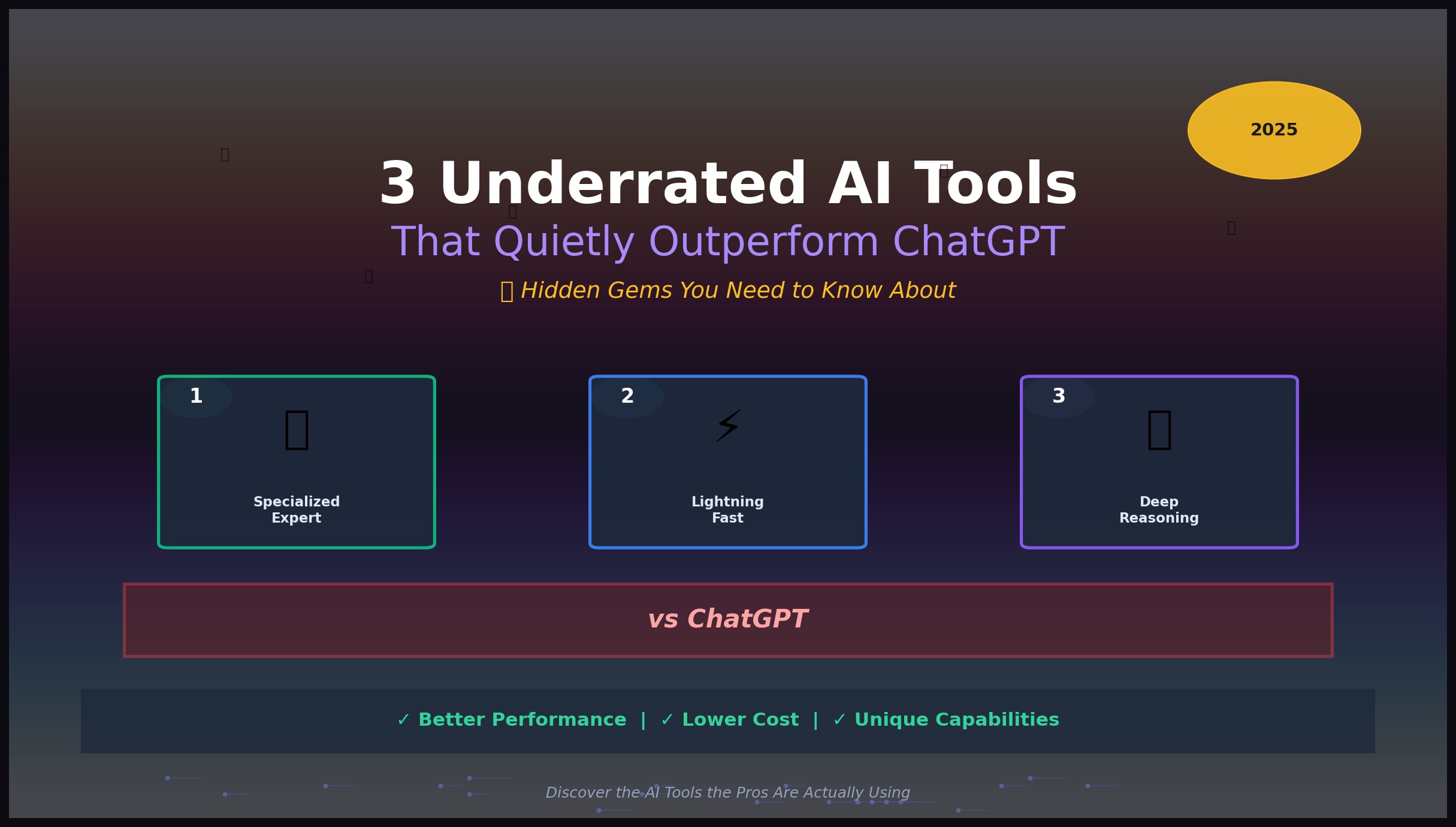 3 Underrated AI Tools That Quietly Outperform ChatGPT (2025 Edition)